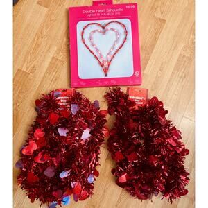 3PC NWT Love Hearts Wedding Bachelorette Engagement Valentine Decor